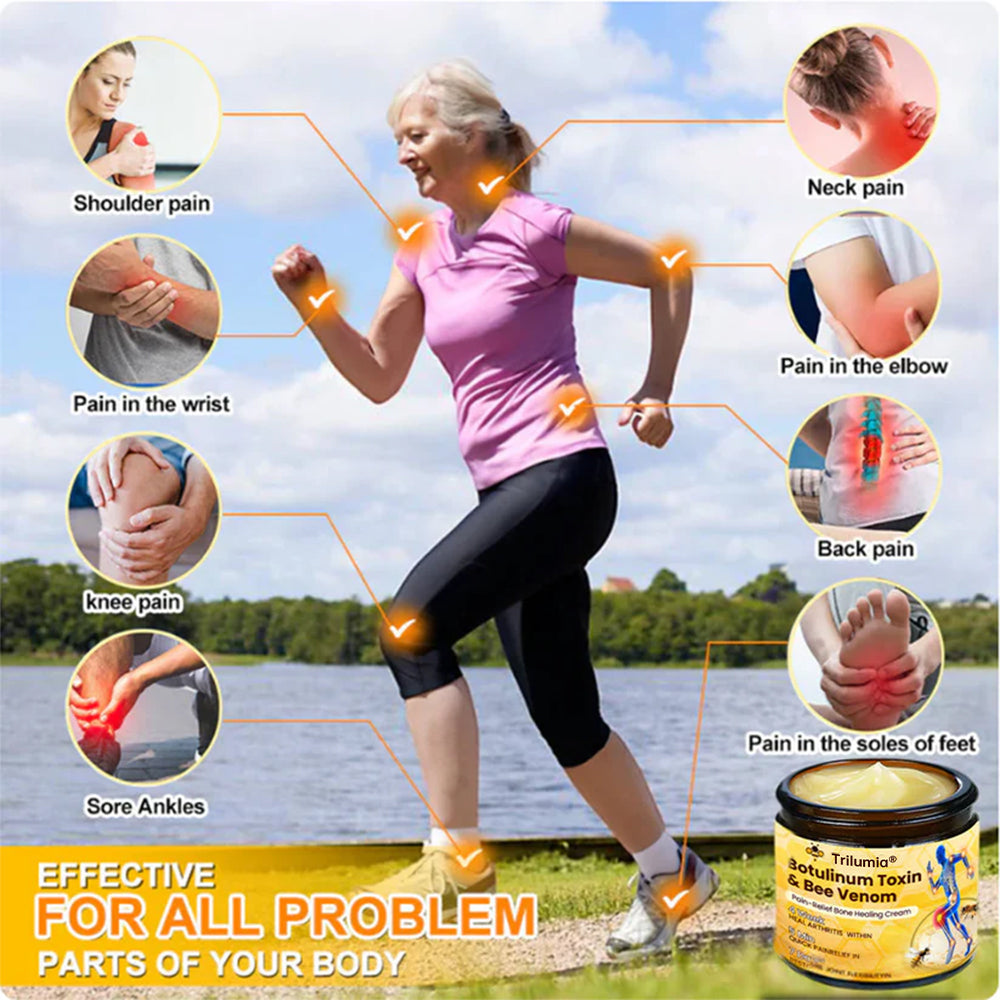 Trilumia® Botulinum Toxin & Bee Venom Pain-Relief Bone Healing Cream🌟⏰50% Off for a Limited Time – Sponsored by Boots