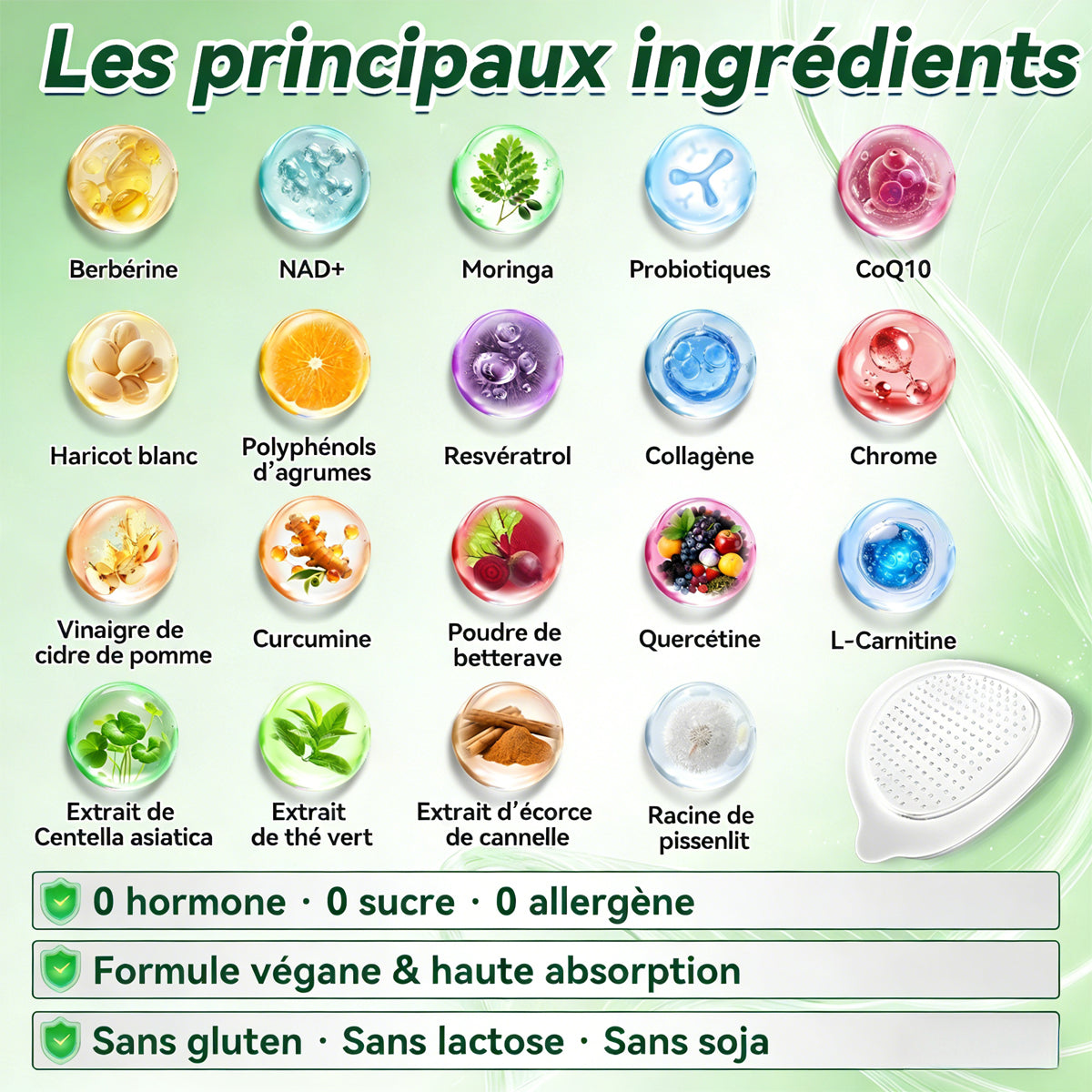Magasin Officiel👩‍⚕️|H𝐞a𝐥r𝐢z𝐞® Moringa · BERBÉRINEX NAD+12-EN-1 Patch avancé à micro-aiguilles nano ✅(Une application quotidienne, résultats visibles en 7 jours)  Obésité, Diabète, Apnée du sommeil, Problèmes articulaires🍬🍔